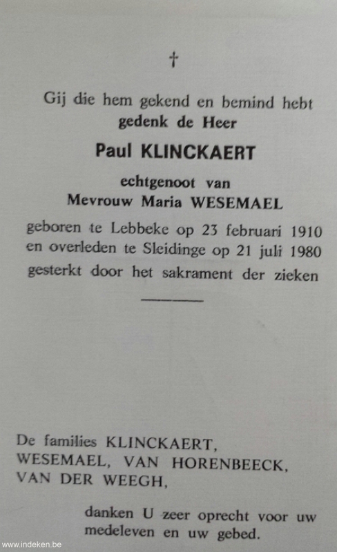Paul Klinckaert