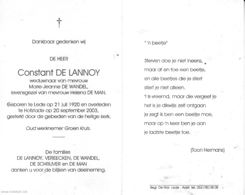 Constant De Lannoy