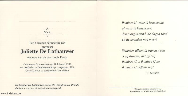Juliette De Lathauwer
