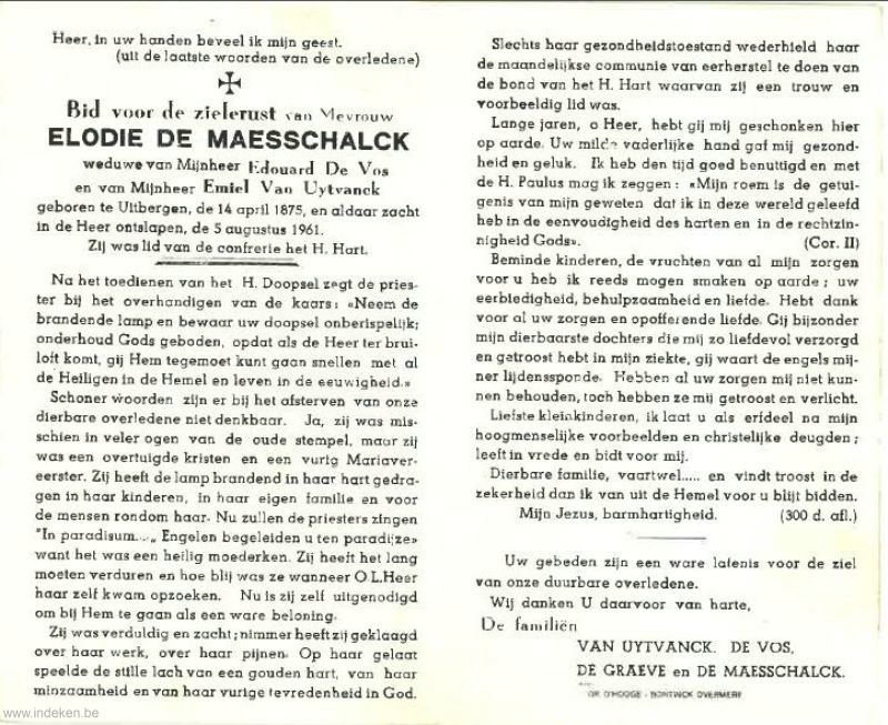 Marie Elodie De Maesschalck