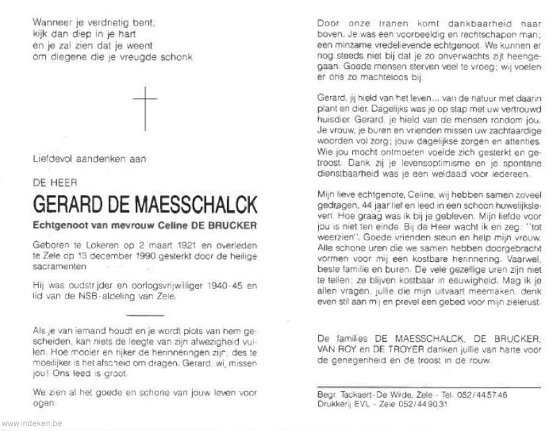Gerard De Maesschalck
