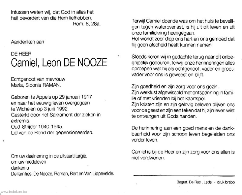 Camiel Leon De Nooze