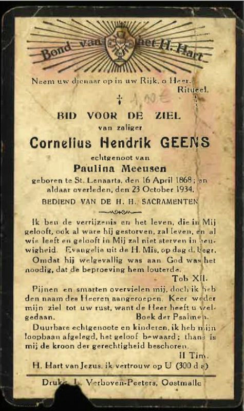 Cornelius Hendrik Geens