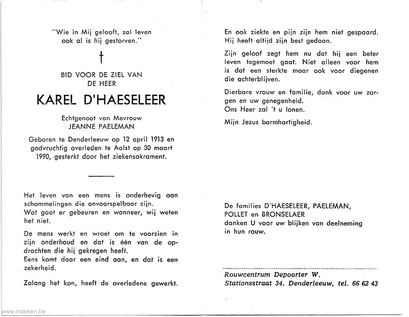 Karel D Haeseleer