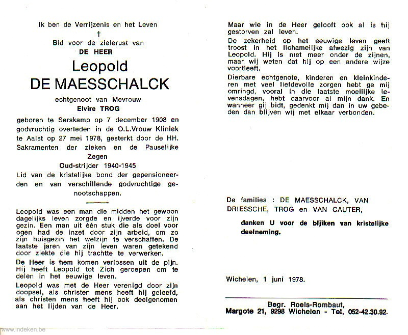 Leopold De Maesschalck