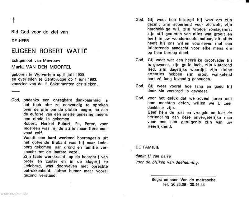 Eugeen Robert Watté