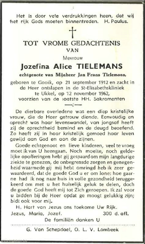 Jozefina Alice Tielemans