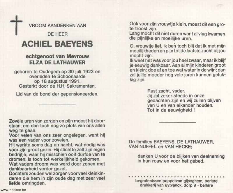 Achiel Baeyens