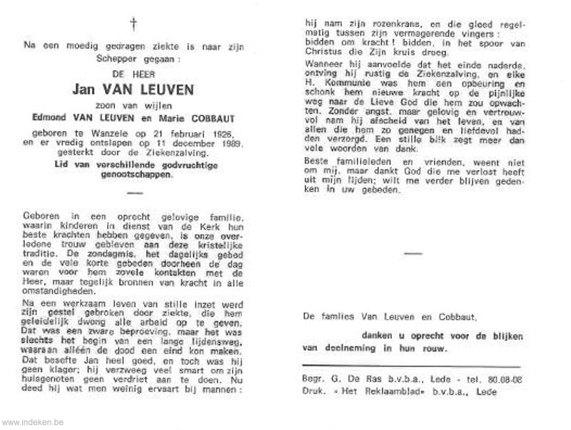 Jan Van Leuven