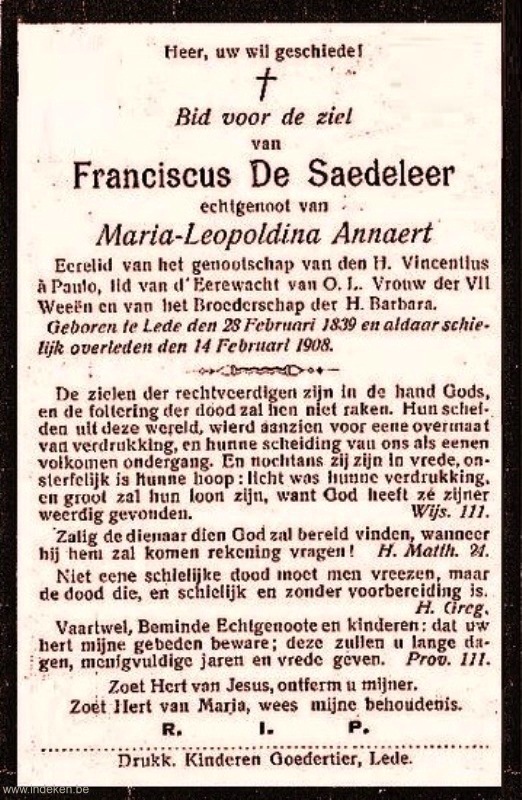 Franciscus De Saedeleer