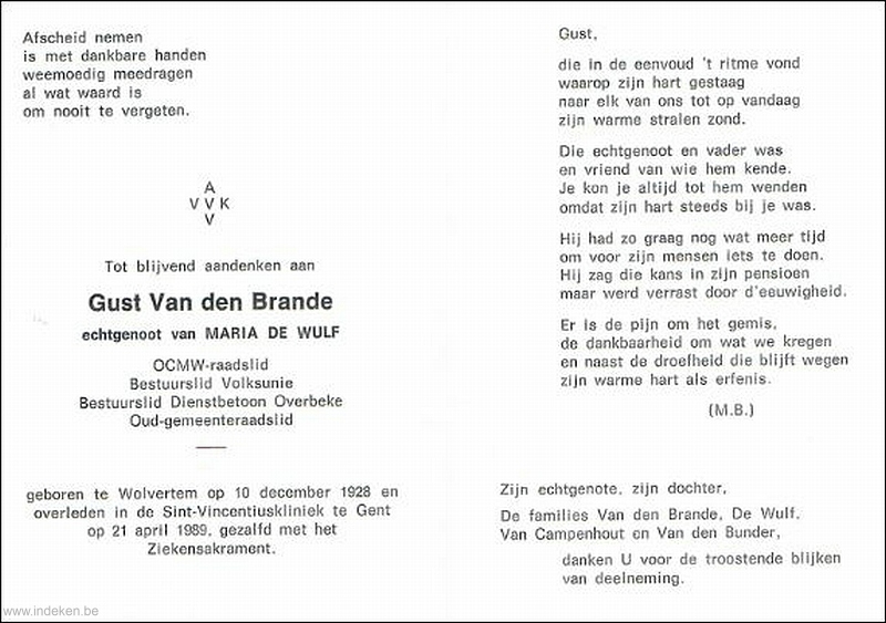 Gust Van Den Brande