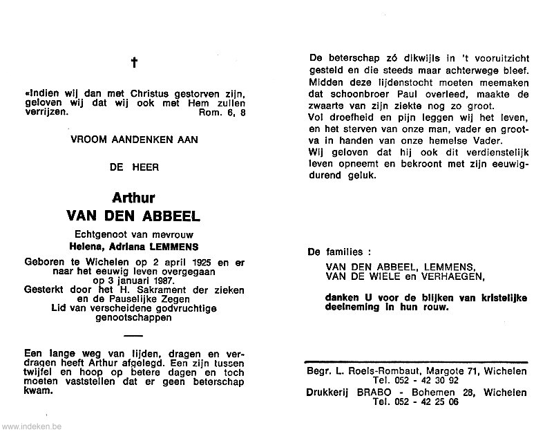 Arthur Van Den Abbeel