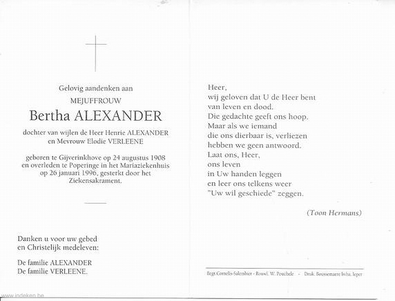 Bertha Alexander