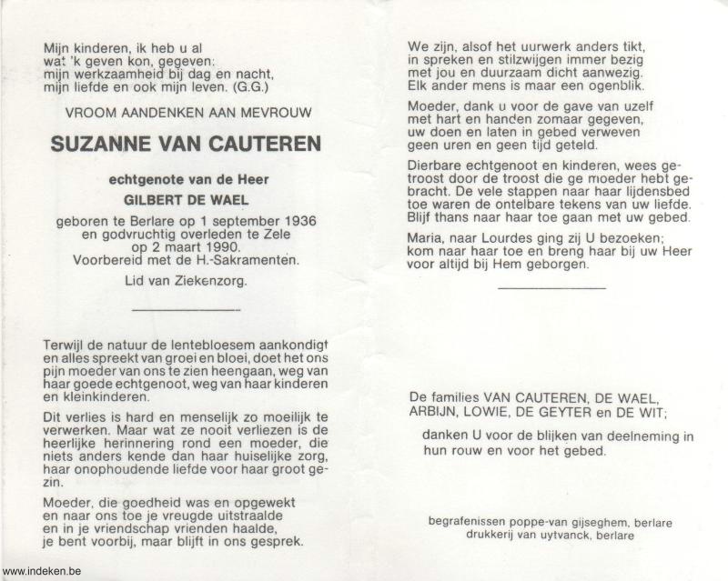 Suzanne Van Cauteren