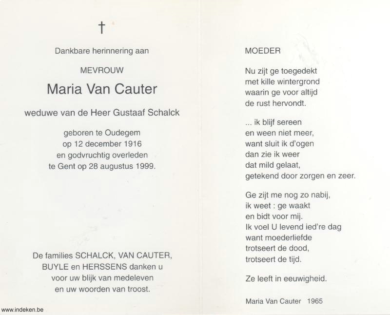 Maria Victorina Van Cauter