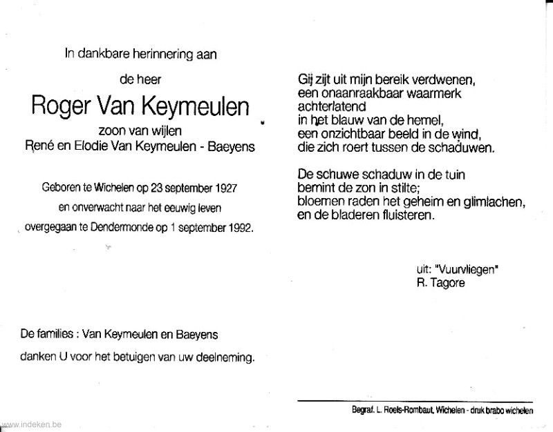 Roger Van Keymeulen