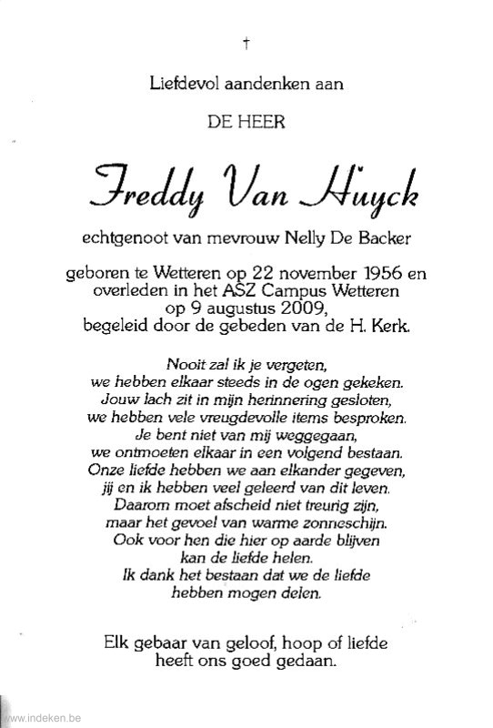 Freddy Van Huyck