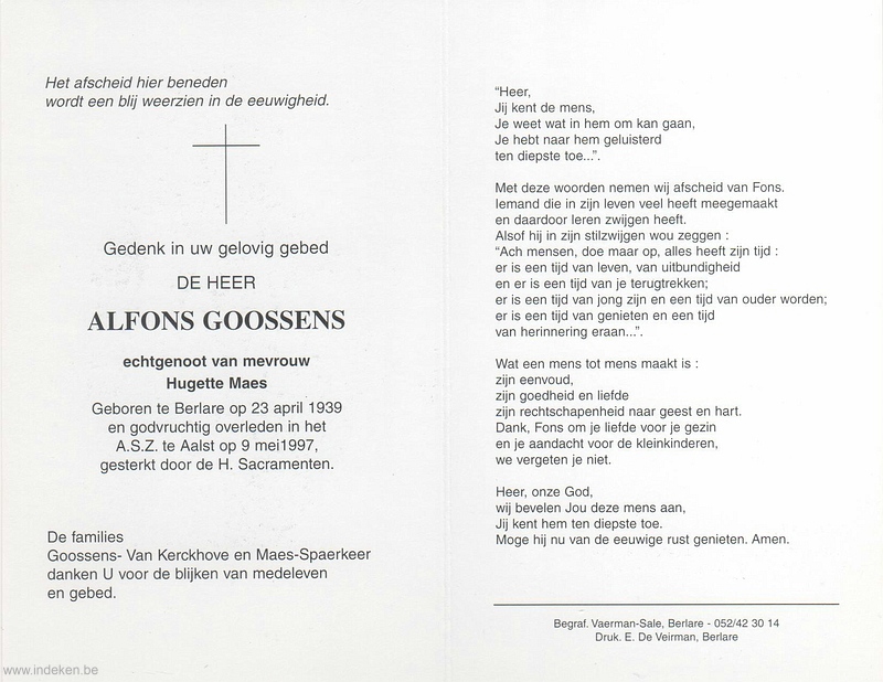 Alfons Goossens
