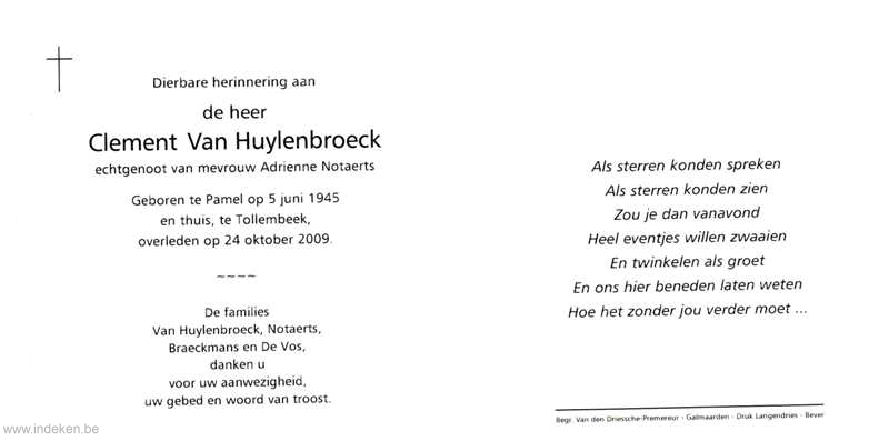 Clement Alexander Van Huylenbroeck