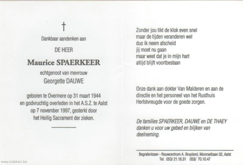 Maurice Spaerkeer