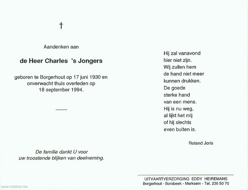 Charles s Jongers