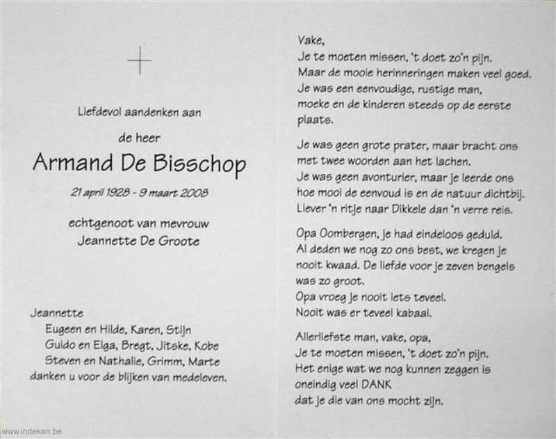 Armand De Bisschop
