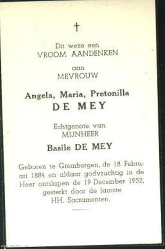 Angela Maria Pretonilla De Mey
