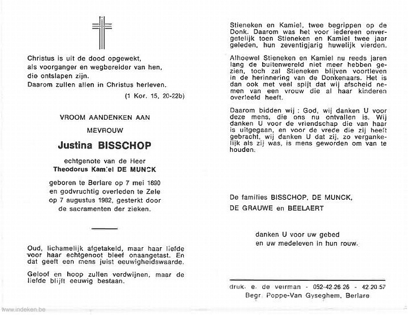 Justina Bisschop