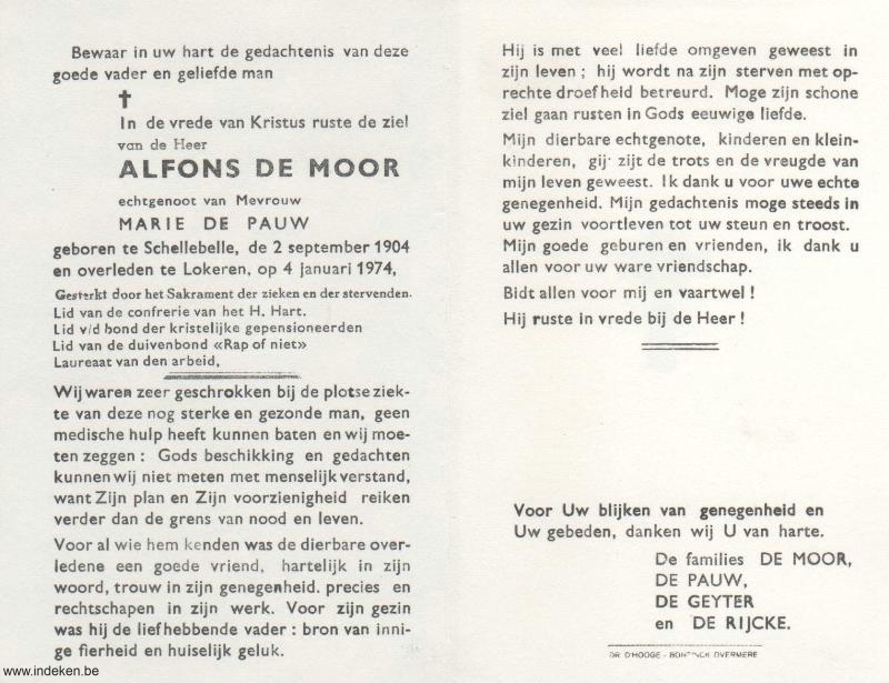 Alfons De Moor