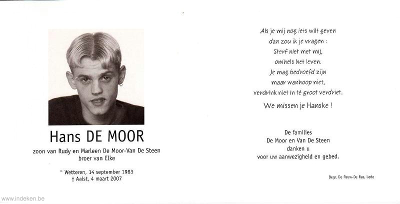 Hans De Moor