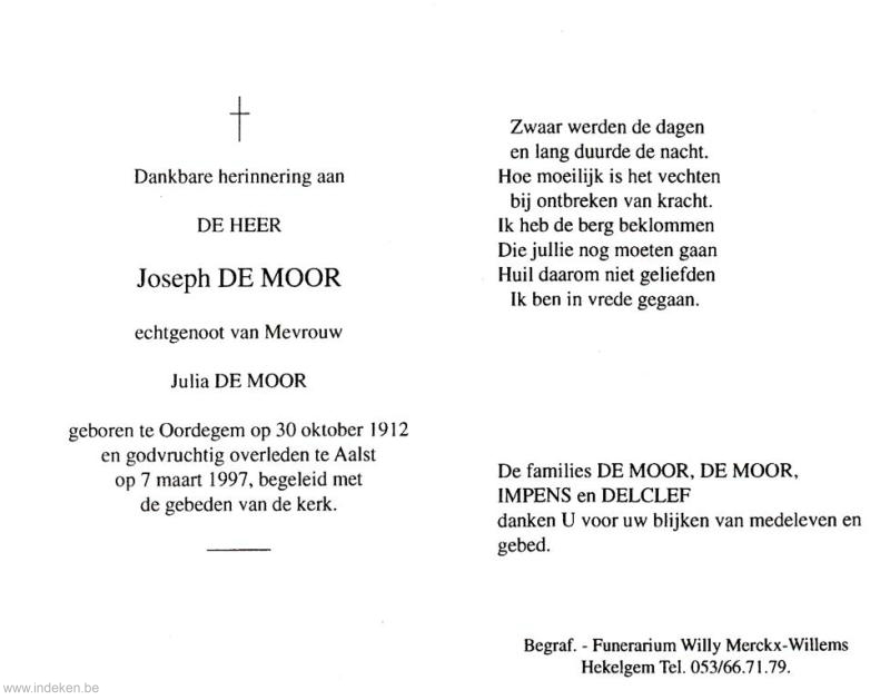 Joseph De Moor