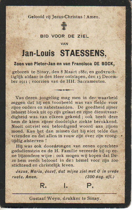 Jan Louis Staessens