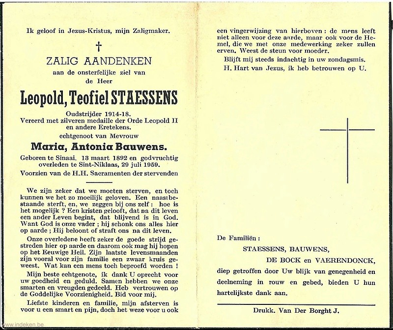 Leopold Theofiel Staessens