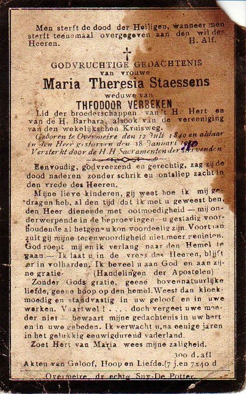 Marie Theresia Staessens
