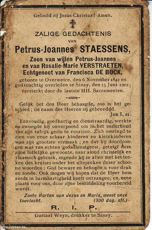 Petrus Joannes Staessens