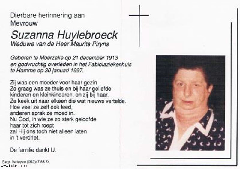 Suzanna Francisca Huylebroeck