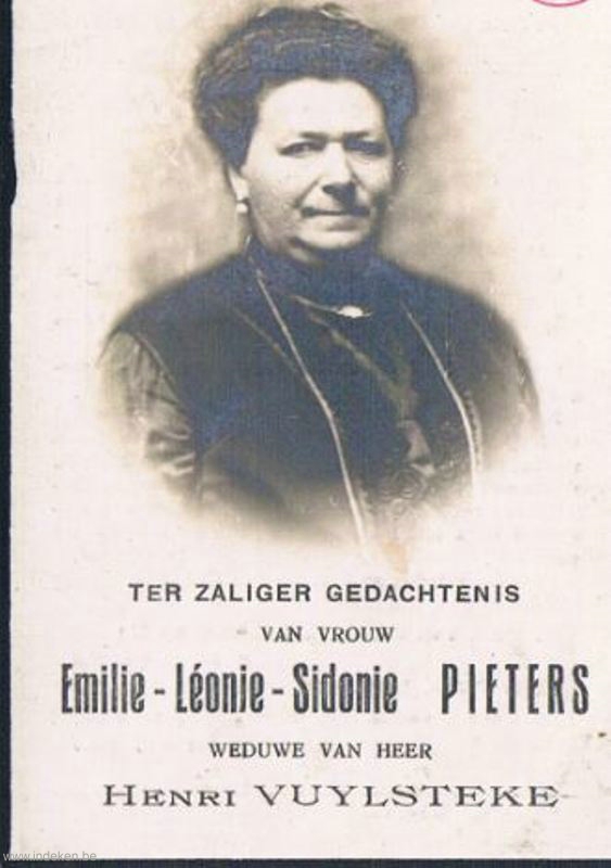 Emilie Léonie Sidonie Pieters