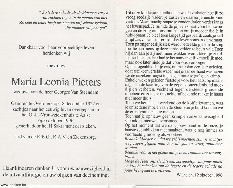 Maria Leonia Pieters