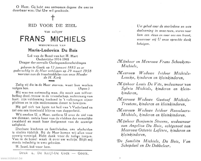 Franciscus Michiels