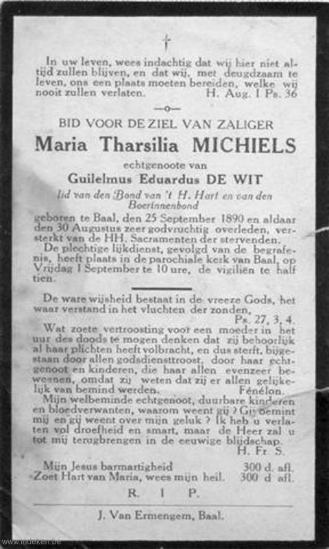 Maria Tharsilia Michiels