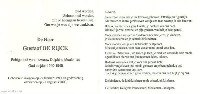 Gustaaf De Rijck