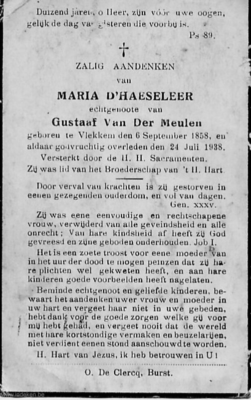 Maria Catharina D Haeseleer
