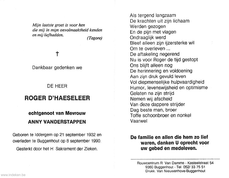 Roger D Haeseleer
