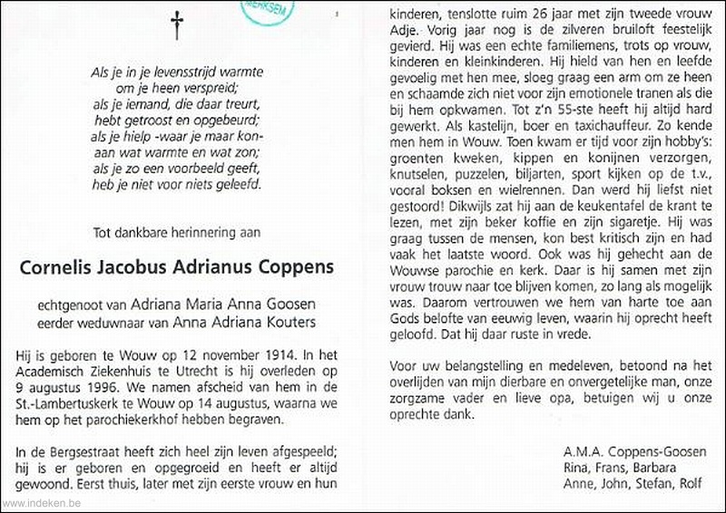 Cornelis Jacobus Adrianus Coppens