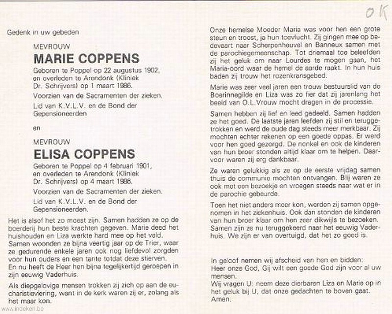 Maria Cornelia Elisa Coppens