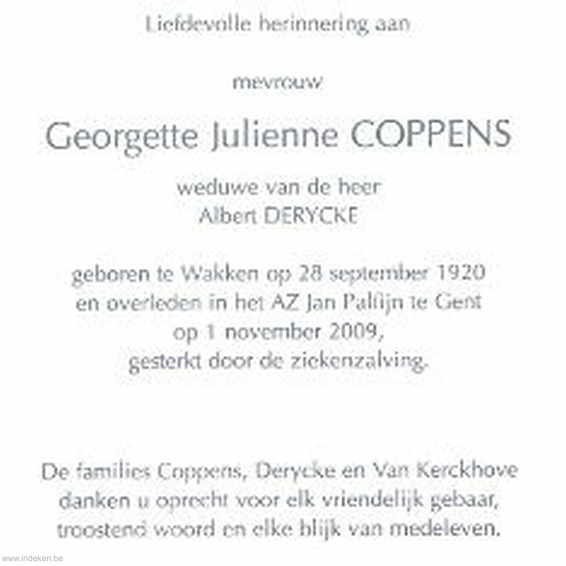 Georgette Julienne Coppens