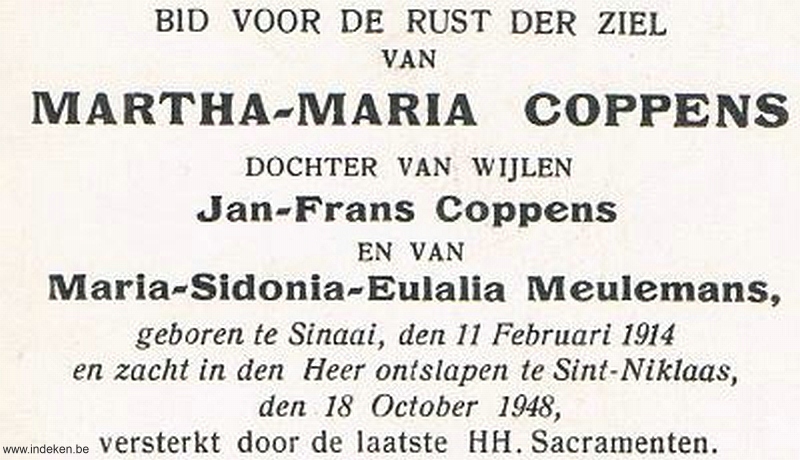 Martha Maria Coppens
