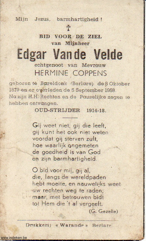 Edgar Van De Velde