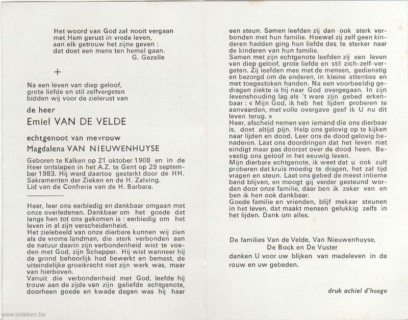 Emiel Van De Velde