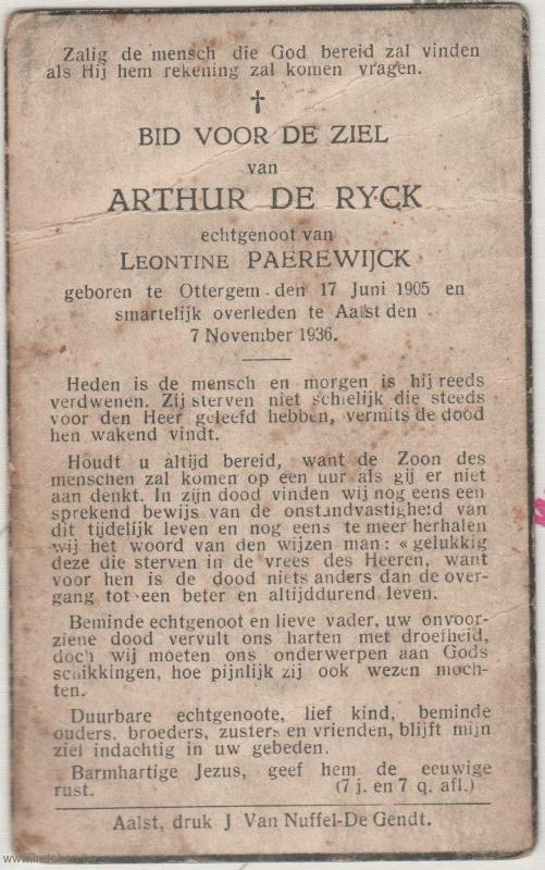 Arthur De Rijck